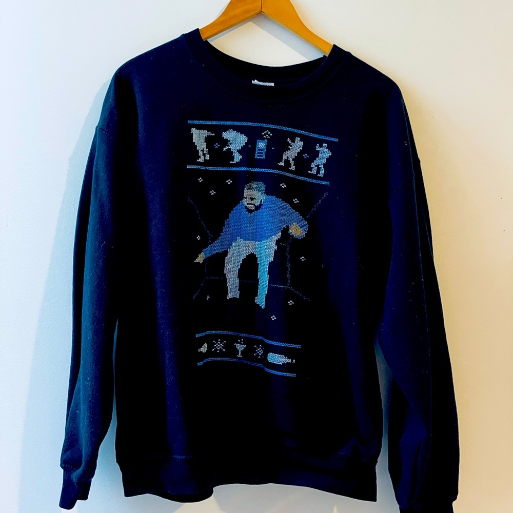 Drake Cross Stitch Crewneck Sweatshirt